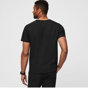 Figs classical scrub top black